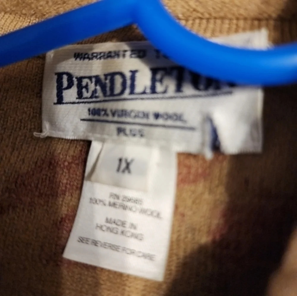Pendleton Vintage Sweater Jacket 1‎ X - Picture 4 of 10